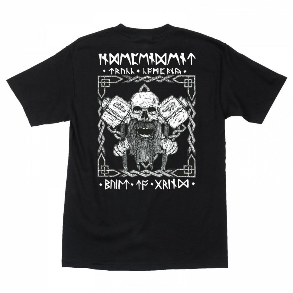Футболка INDEPENDENT Haslam Norseman Regular S/S T-Shirt Black