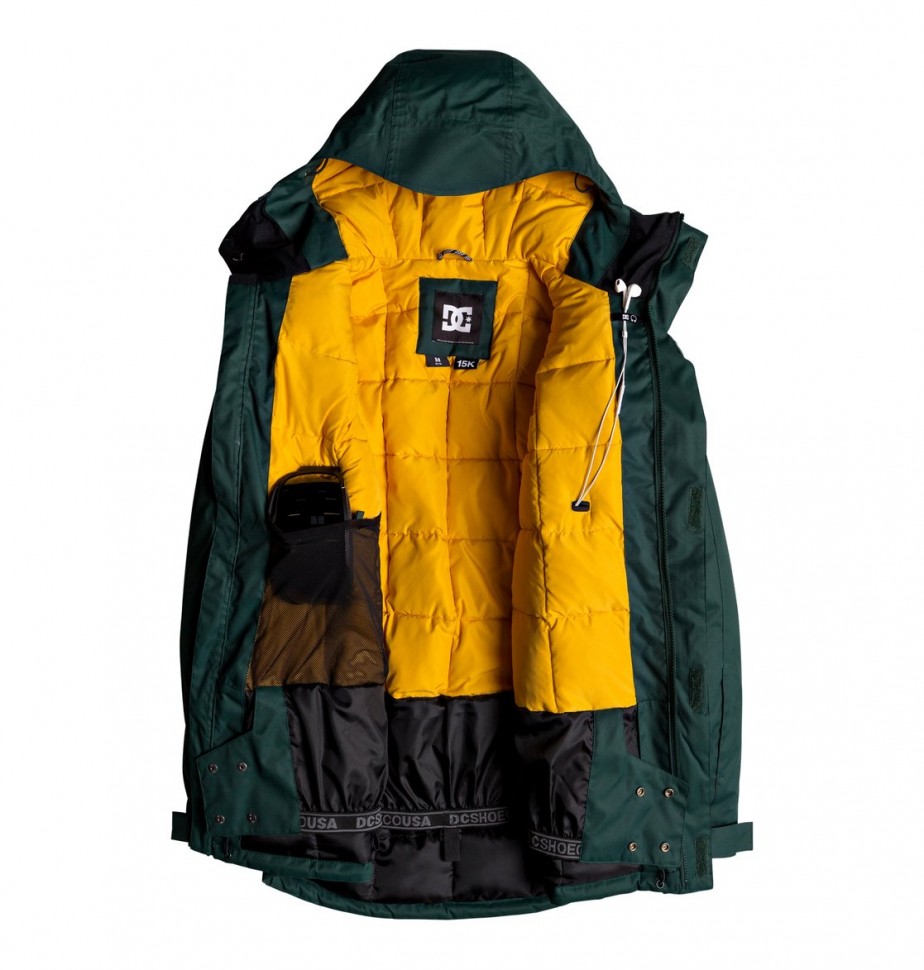 Куртка для сноуборда мужская DC SHOES Harbor Jkt M Pine Grove фото 3