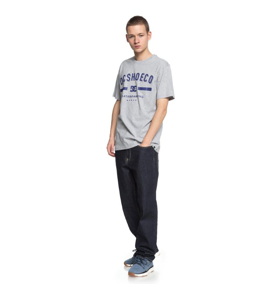 Футболка мужская DC SHOES Last Stand Ss M Grey Heather фото 2