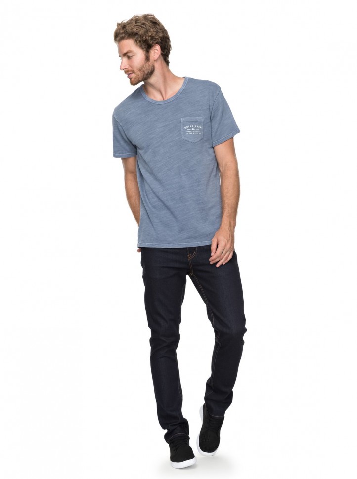 Футболка мужская QUIKSILVER Vancheck M Vintage Indigo фото 2