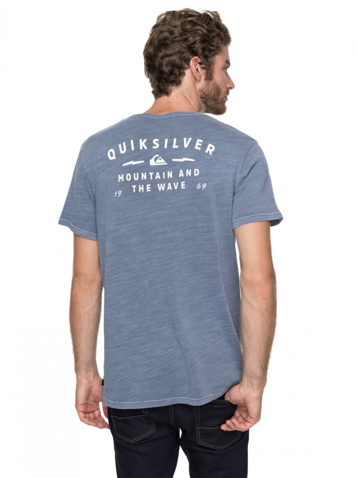 Футболка мужская QUIKSILVER Vancheck M Vintage Indigo фото 3