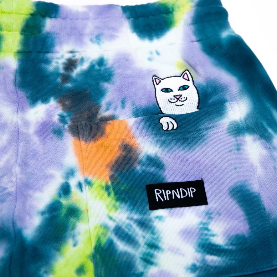 Шорты RIPNDIP Peek A Nerm Tie Dye Shorts Multi 2020 фото 5