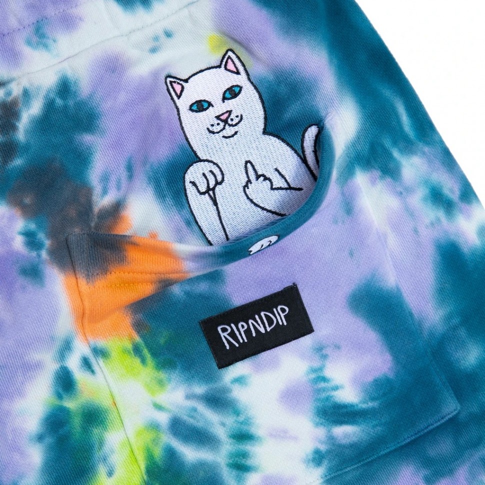 Шорты RIPNDIP Peek A Nerm Tie Dye Shorts Multi 2020 фото 6