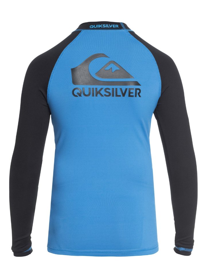 Гидрофуфайка для мальчиков-подростков QUIKSILVER On Tour Boys Ls B Brilliant Blue/ Black фото 2