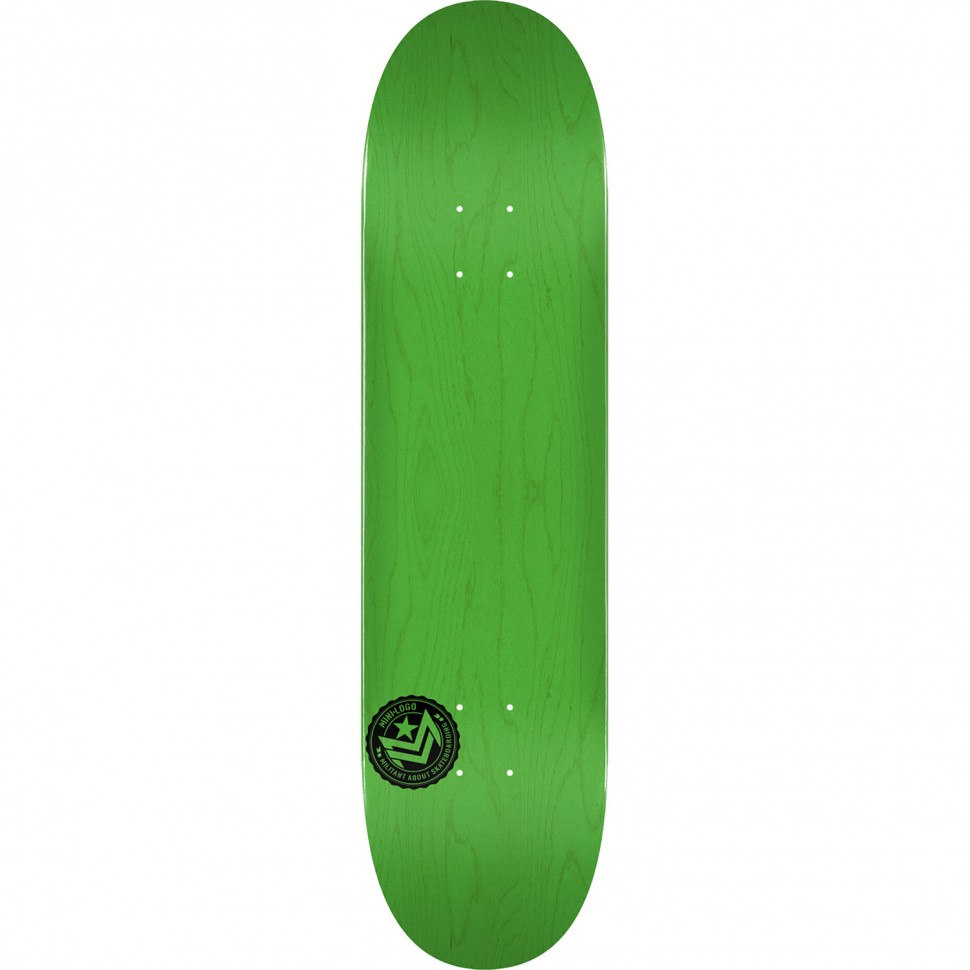 фото Дека для cкейтборда mini logo chevron stamp 1 green 7.75 дюйм 2020