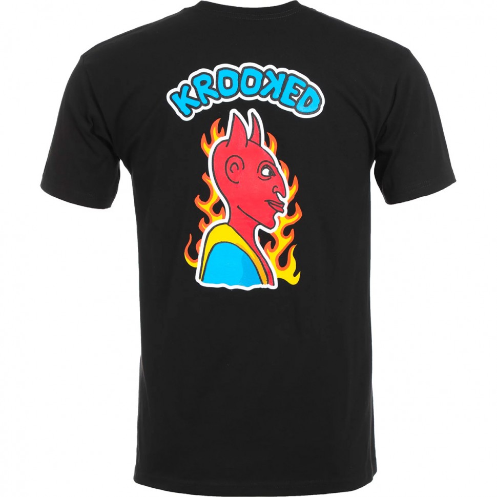 Футболка KROOKED Kr S/S Loteria Black фото 2