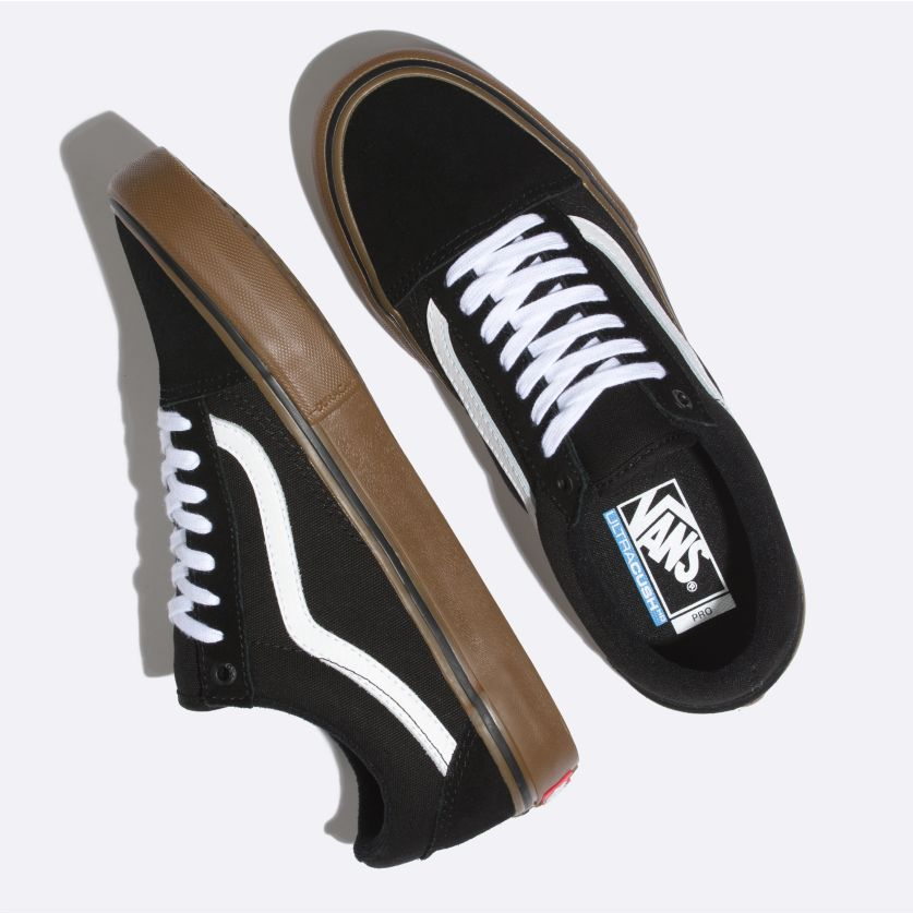 Кеды VANS Mn Old Skool Pro Black/White/Medium Gum фото 2