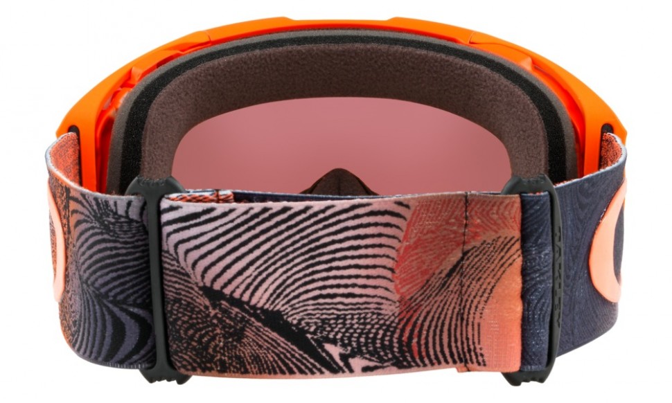 Маска горнолыжная OAKLEY Airbrake Xl Mystic Flow Neon Orange/Prizm Torch Iridium фото 3