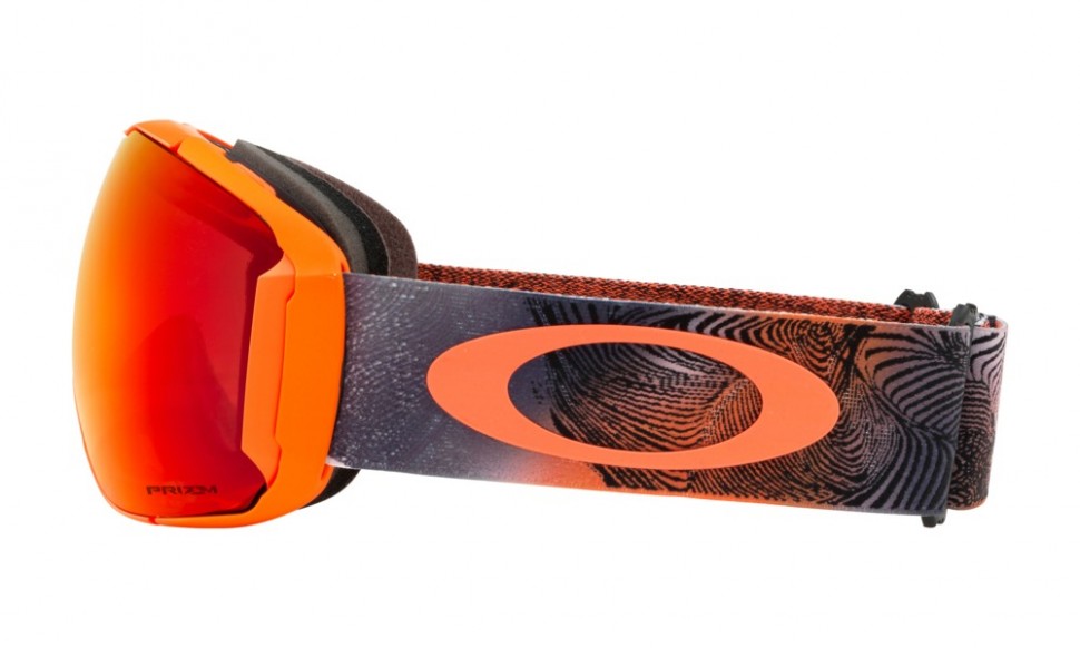 Маска горнолыжная OAKLEY Airbrake Xl Mystic Flow Neon Orange/Prizm Torch Iridium фото 4