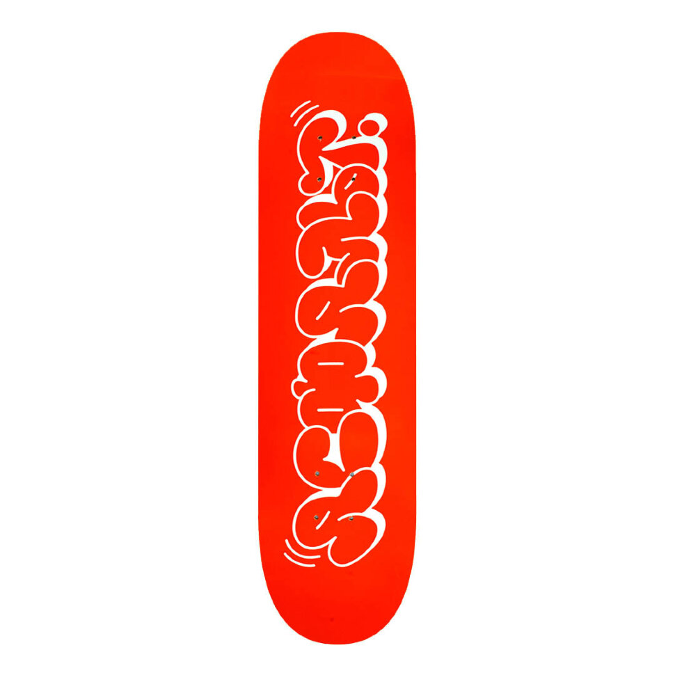 фото Дека для скейтборда асфальт лого оранж 8.25 дюймов