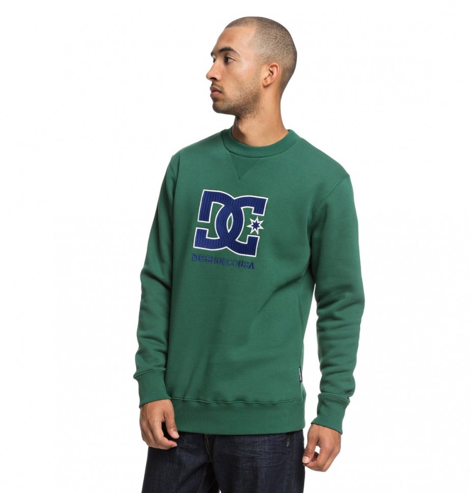 Джемпер DC SHOES Glenridge Crew M Hunter Green фото 2