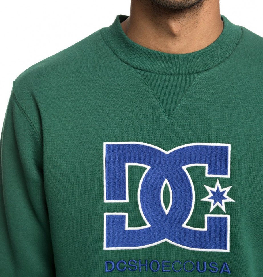 Джемпер DC SHOES Glenridge Crew M Hunter Green фото 3
