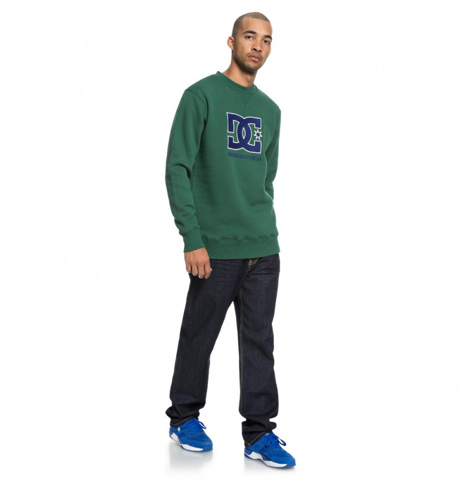 Джемпер DC SHOES Glenridge Crew M Hunter Green фото 4