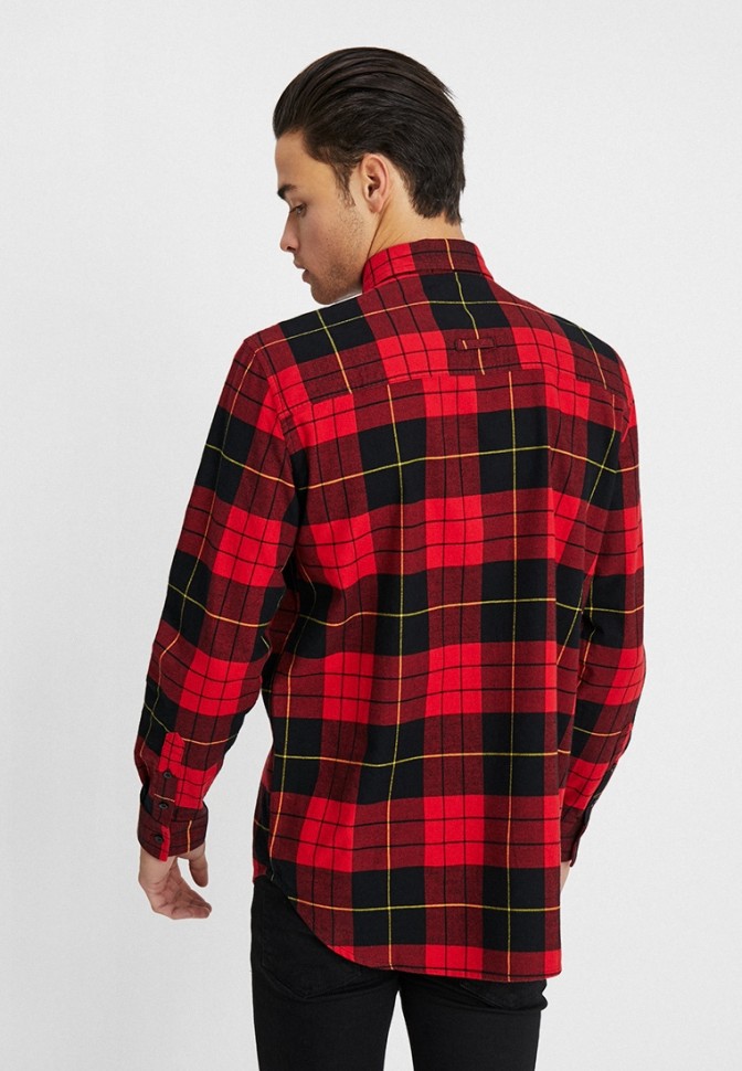 Рубашка CHEAP MONDAY Fit Shirt Red Tartan Scarlet Red фото 3