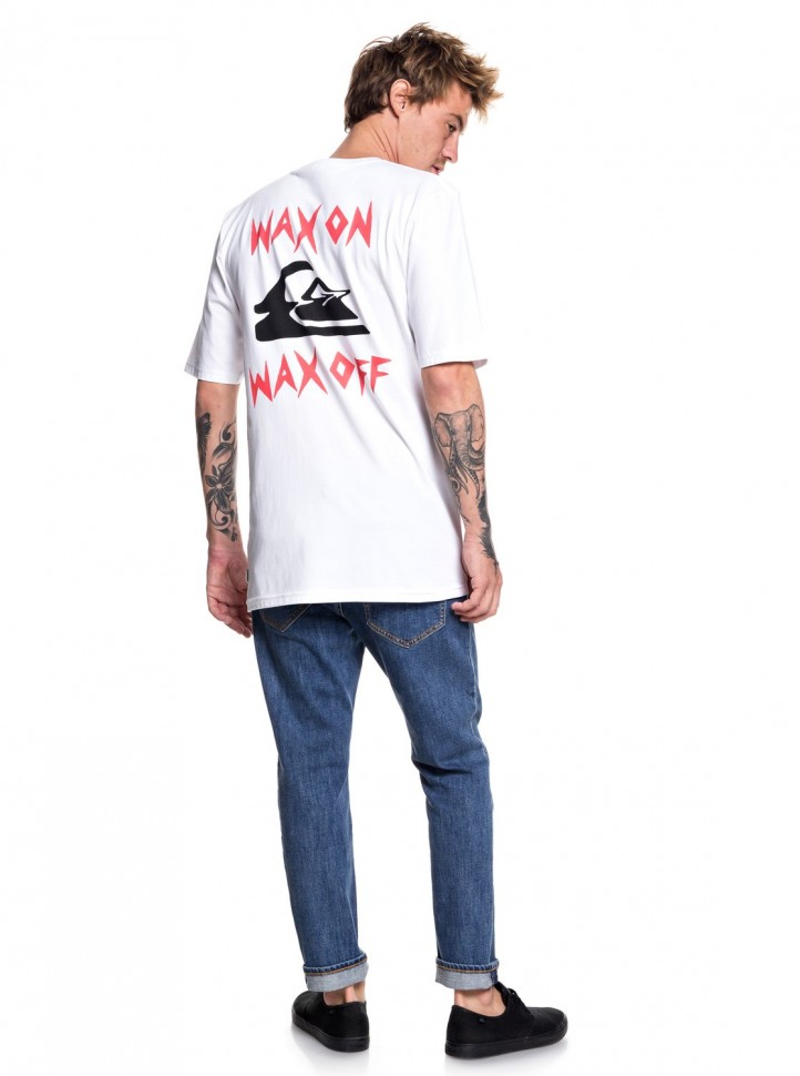 Футболка QUIKSILVER Waxjobss M White фото 2