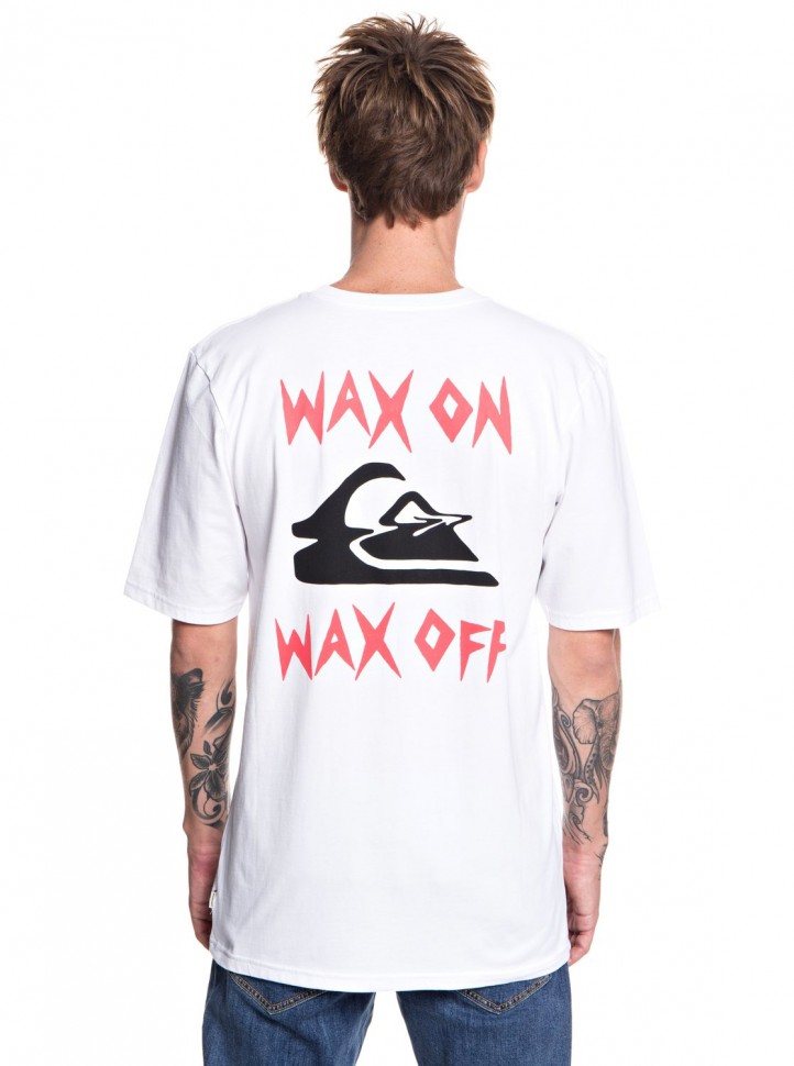 Футболка QUIKSILVER Waxjobss M White фото 3
