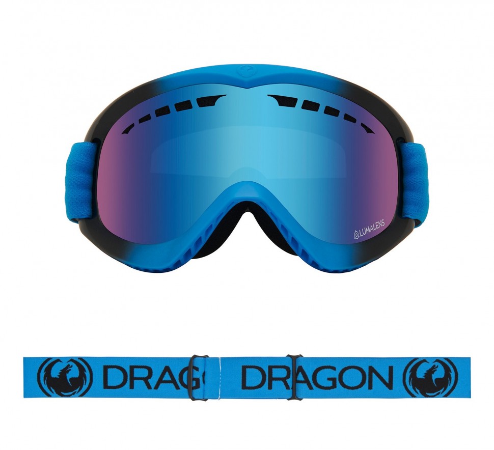 Маска горнолыжная DRAGON Dx Blueberry/Ll Blue Ion фото 2