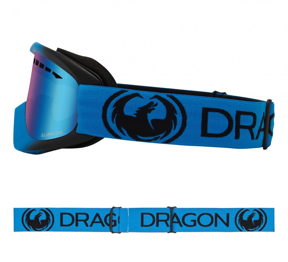 Маска горнолыжная DRAGON Dx Blueberry/Ll Blue Ion фото 3