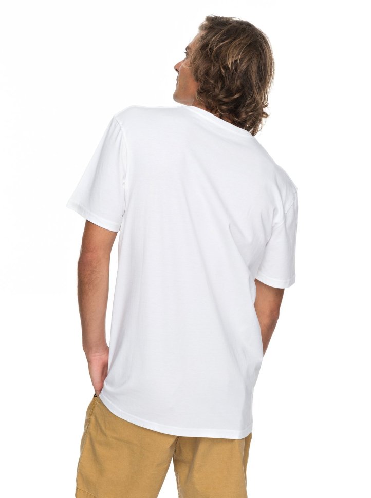 Футболка мужская QUIKSILVER Classiccomplogo M White фото 3