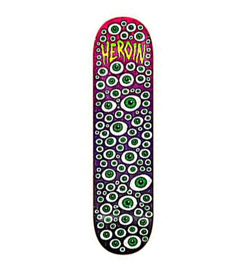 Дека для скейтборда HEROIN Toxic Fade Eyes Deck