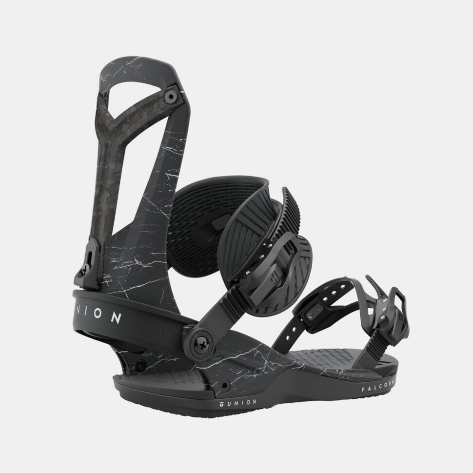фото Крепления для сноуборда мужские union falcor black marble 2022
