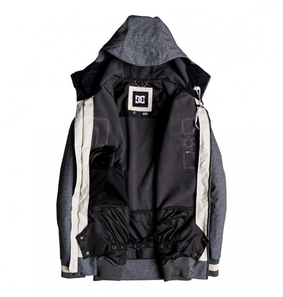 Куртка для сноуборда мужская DC SHOES Original Spectr M Dark Shadow Heather фото 3