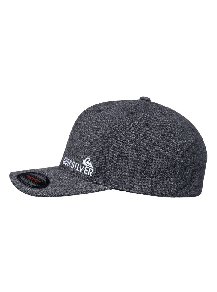 Кепка-бейсболка мужская QUIKSILVER Sidestay Black Heather фото 2