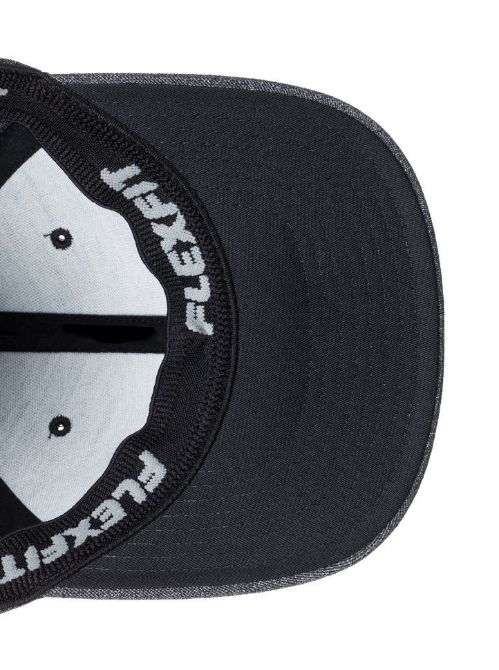 Кепка-бейсболка мужская QUIKSILVER Sidestay Black Heather фото 4
