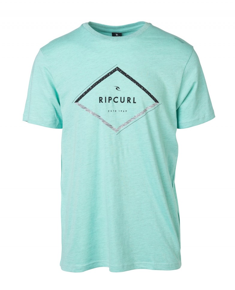 Футболка RIP CURL A-Frame Tee Aqua Sky Marle