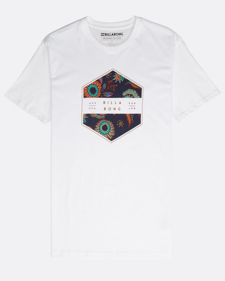 Футболка мужская BILLABONG Access Tee Ss White фото 2