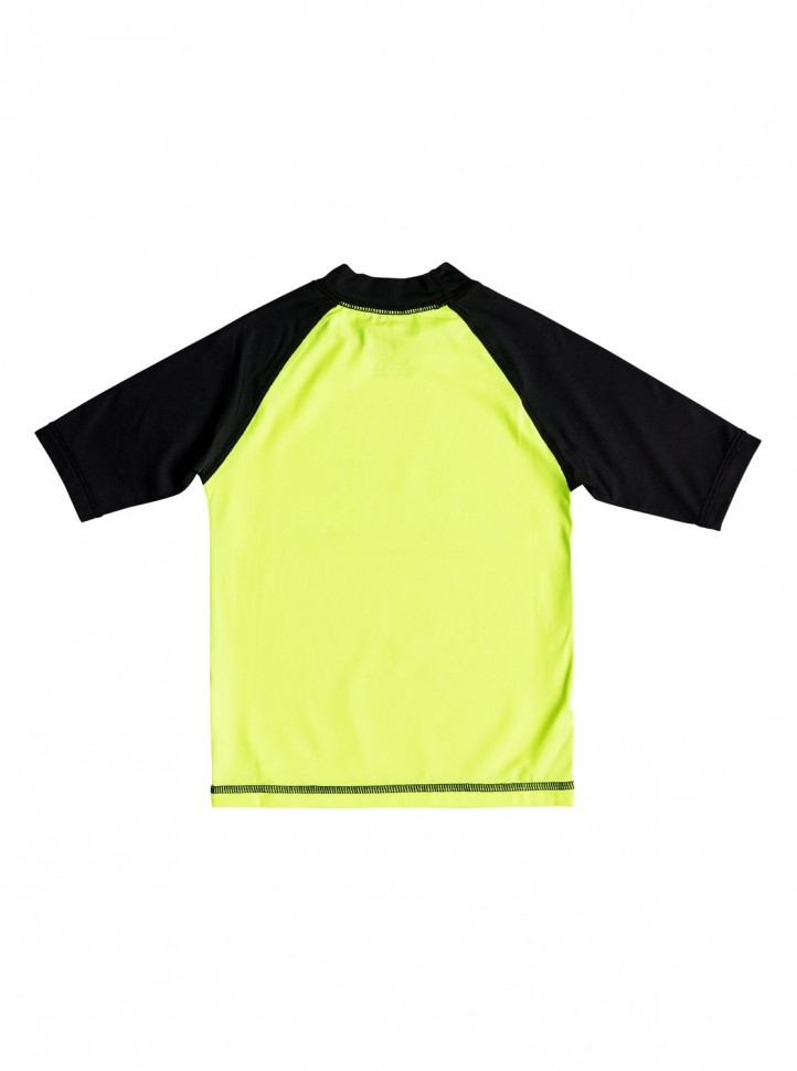 фото Гидрофутболка для мальчиков quiksilver bubbledreamss k safety yellow/ black