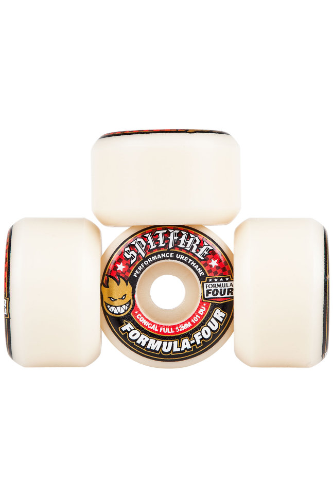 Колеса для скейтборда SPITFIRE Whl F4 Concl Full Red 52 mm фото 2
