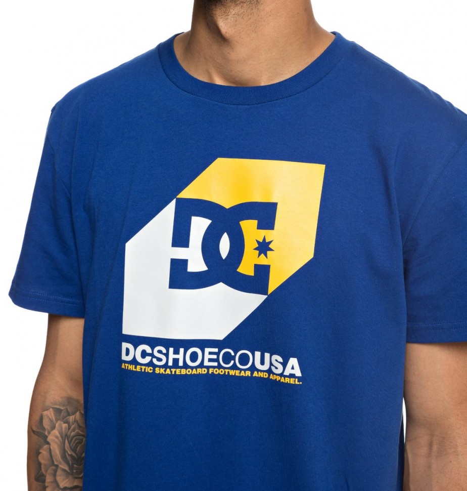 Футболка DC SHOES Nosed Up Ss M Sodalite Blue фото 3