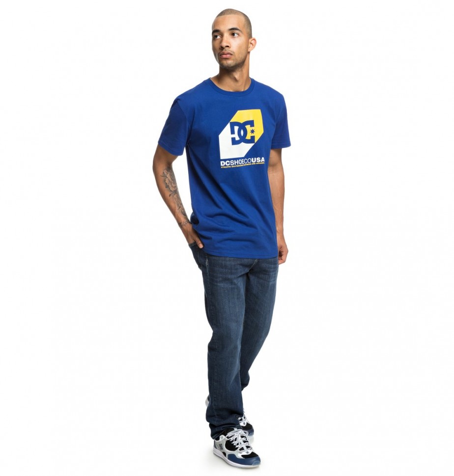 Футболка DC SHOES Nosed Up Ss M Sodalite Blue фото 4