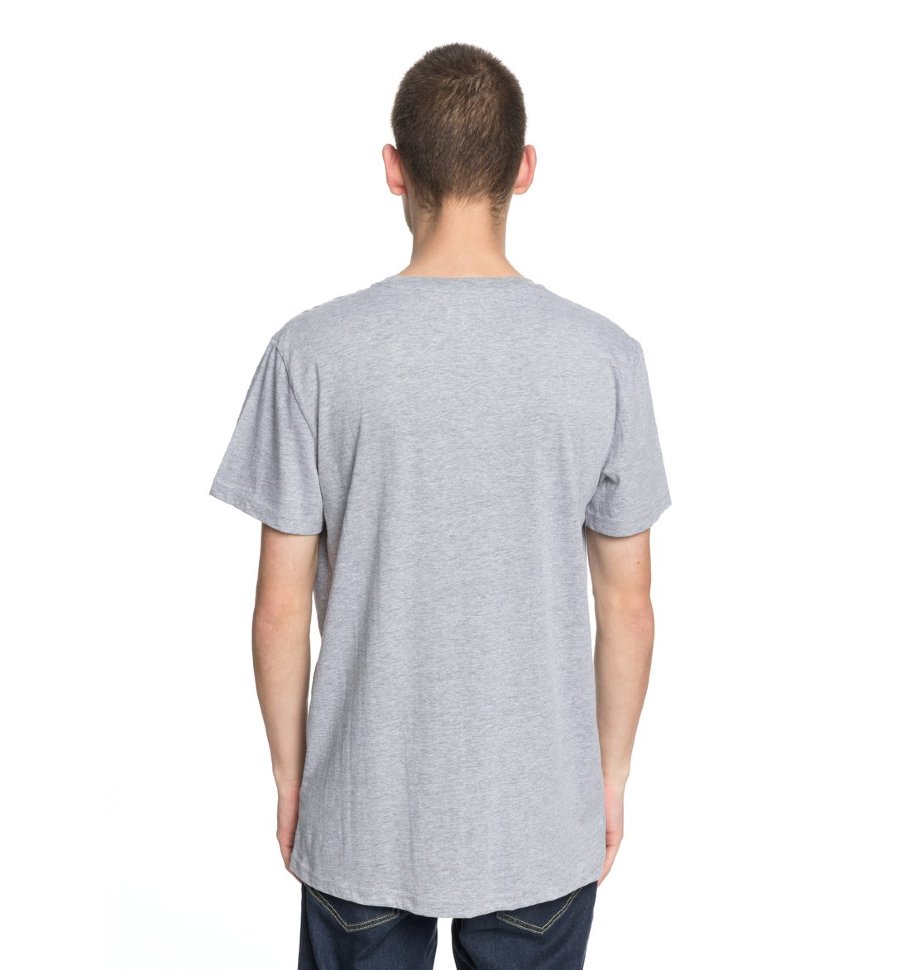 Футболка мужская DC SHOES Basic Pocket 2 M Grey Heather фото 4