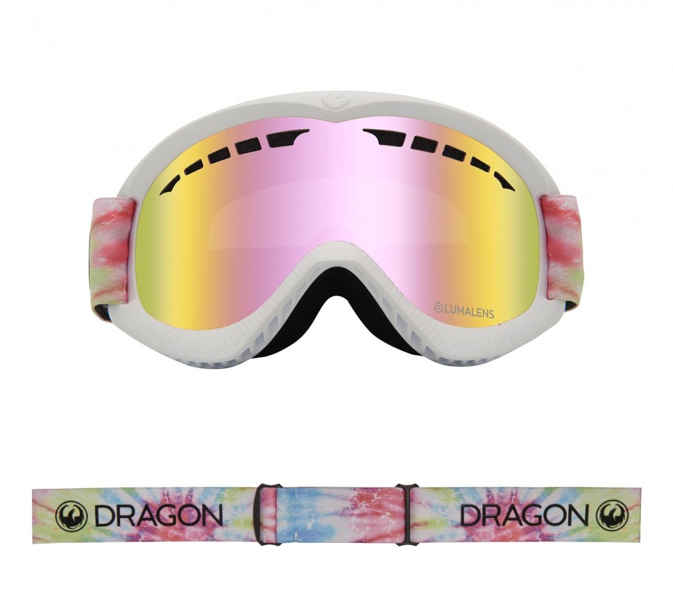 Маска горнолыжная DRAGON Dxs Tiedye/Ll Pink Ion фото 2