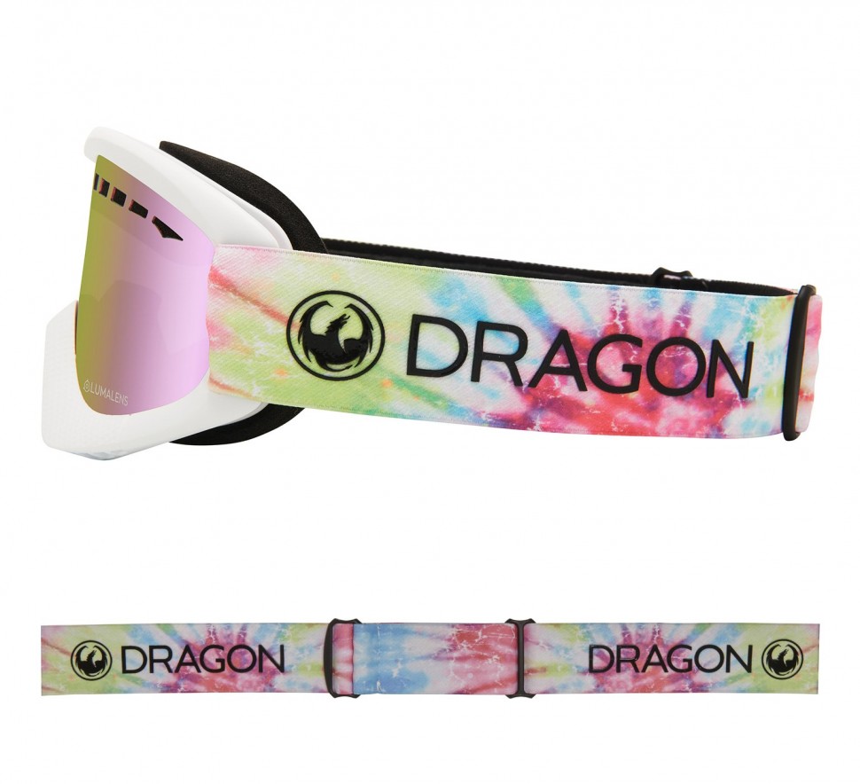 Маска горнолыжная DRAGON Dxs Tiedye/Ll Pink Ion фото 3