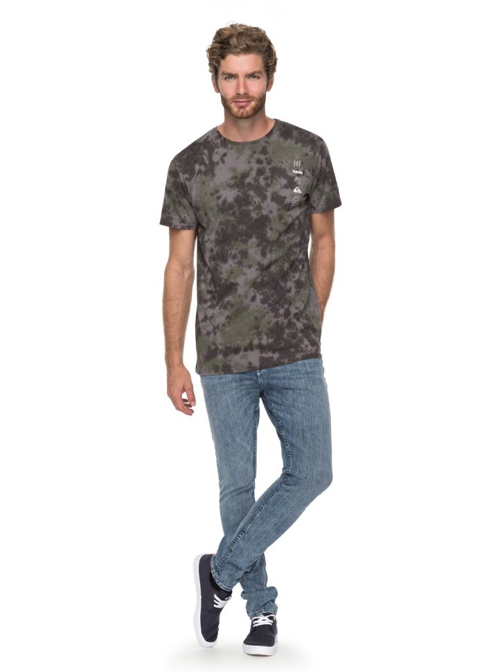 Футболка мужская QUIKSILVER Gibusmoon M Raven Tie And Dye фото 2