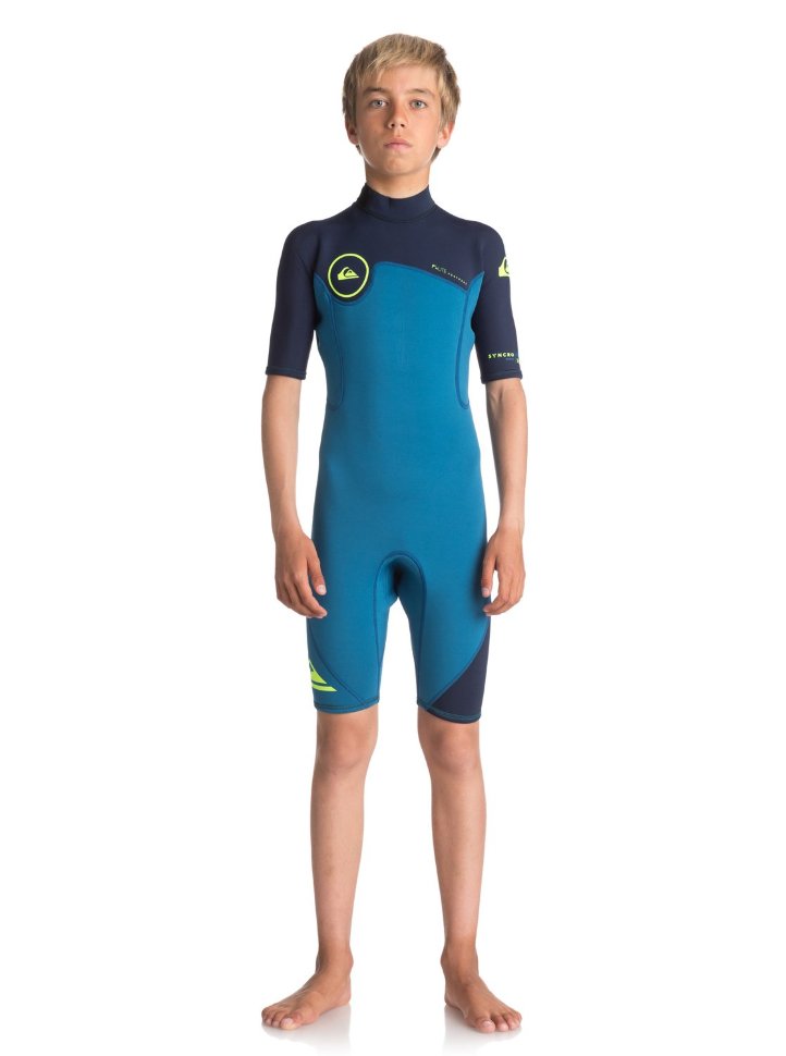 Гидрокостюм для мальчиков-подростков QUIKSILVER B22 Syn Bz Ss Marina/ Blue Nights/ Safety Ye