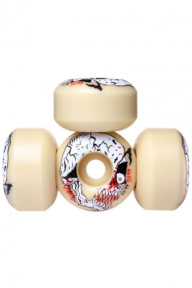 Колеса для скейтборда SPITFIRE F4 99 Spanky Neckface Assorted 54mm 99A 2020