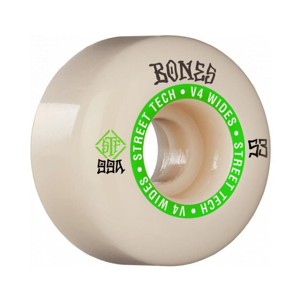 Колеса для скейтборда для cкейтборда BONES Ninety-Nines V4 Assorted 52  мм 2020