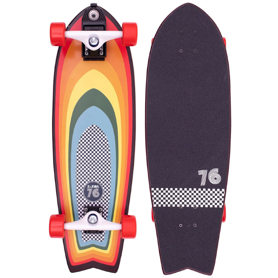 фото Комплект лонгборд z-flex surf-a-gogo surfskate fish 2021