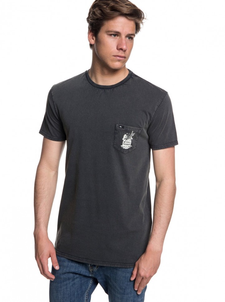 Футболка QUIKSILVER Gettinbarreled M Black