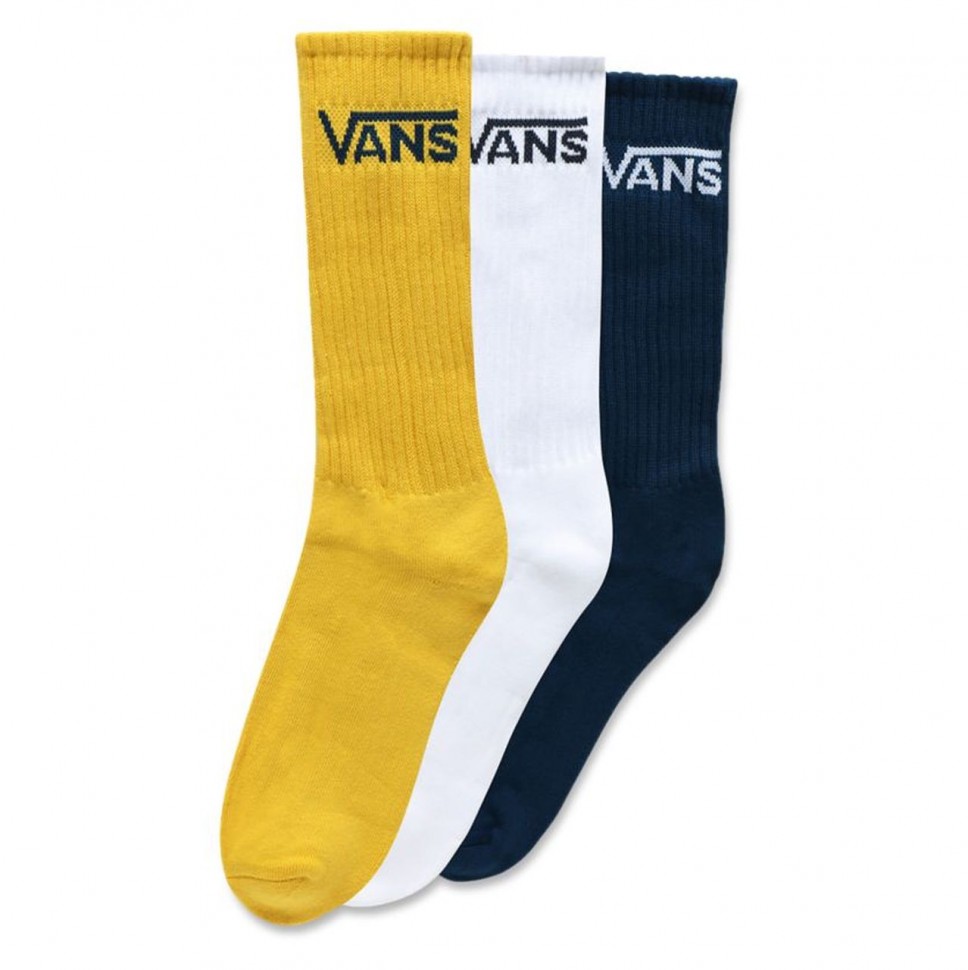 Носки (3 Пары) VANS Mn Classic Crew Sulphur