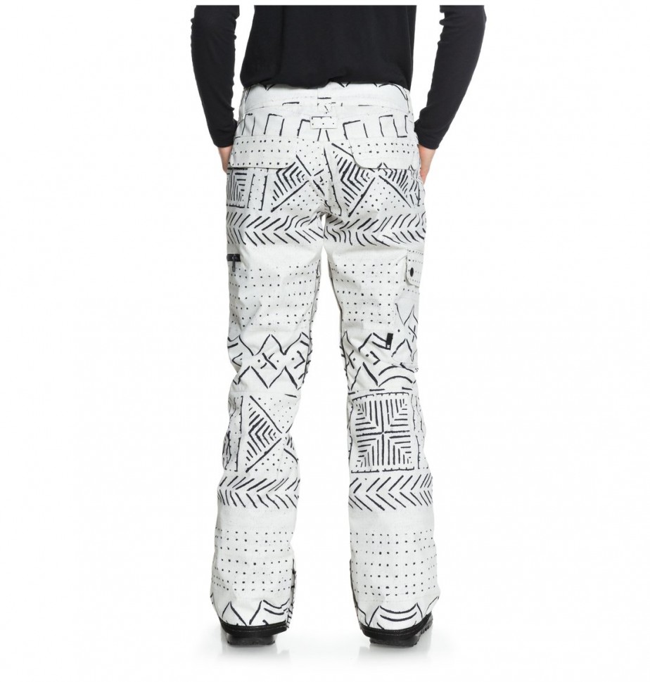 Штаны для сноуборда женские DC SHOES Recruit Pnt J Silver Birch Mud Cloth A фото 3