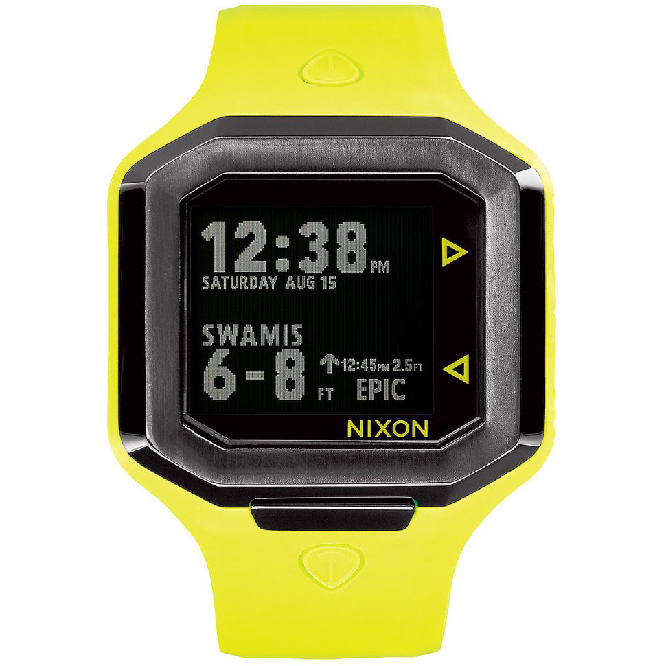 Часы NIXON Ultratide A/S Neon Yellow/Gunmetal