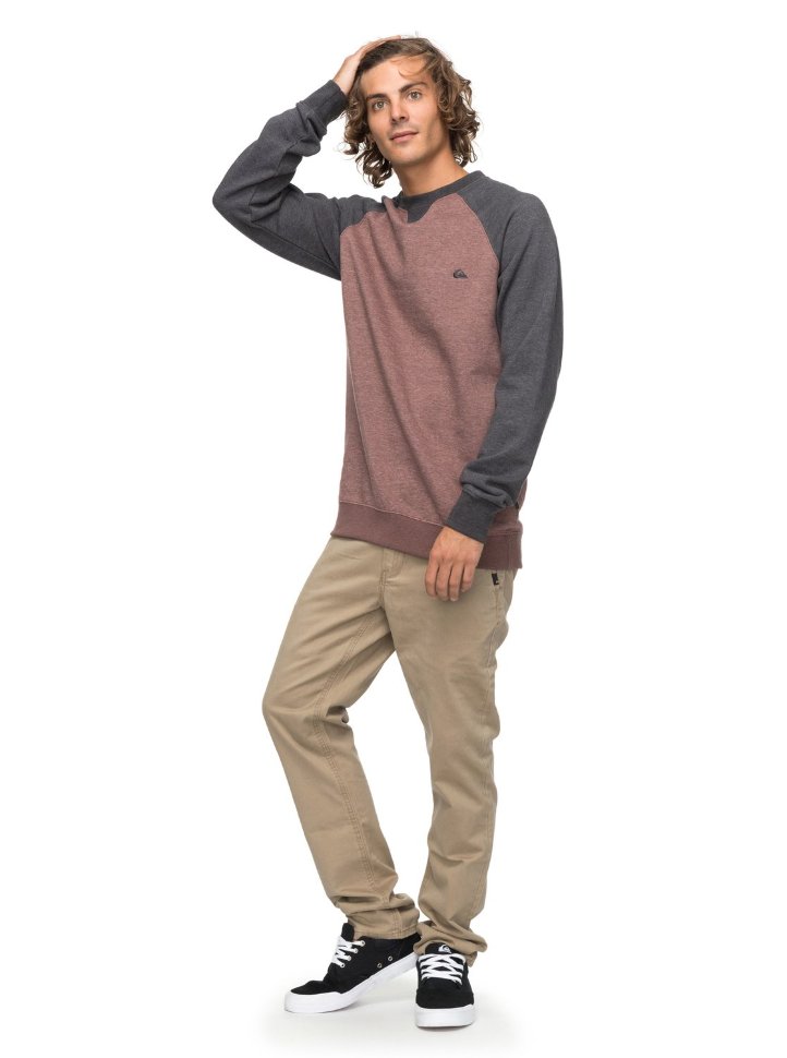 Джемпер мужской QUIKSILVER Everydaycrew M Marron Heather фото 2