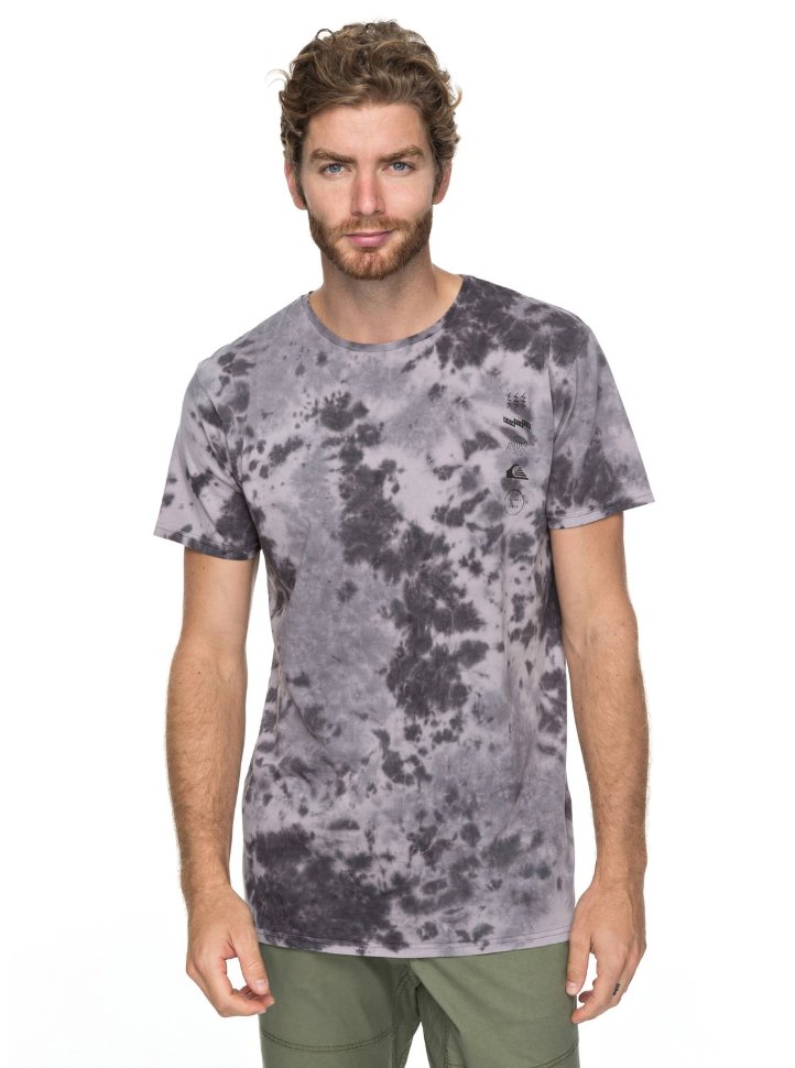 Футболка мужская QUIKSILVER Gibusmoon M Iron Gate Tie And Dye