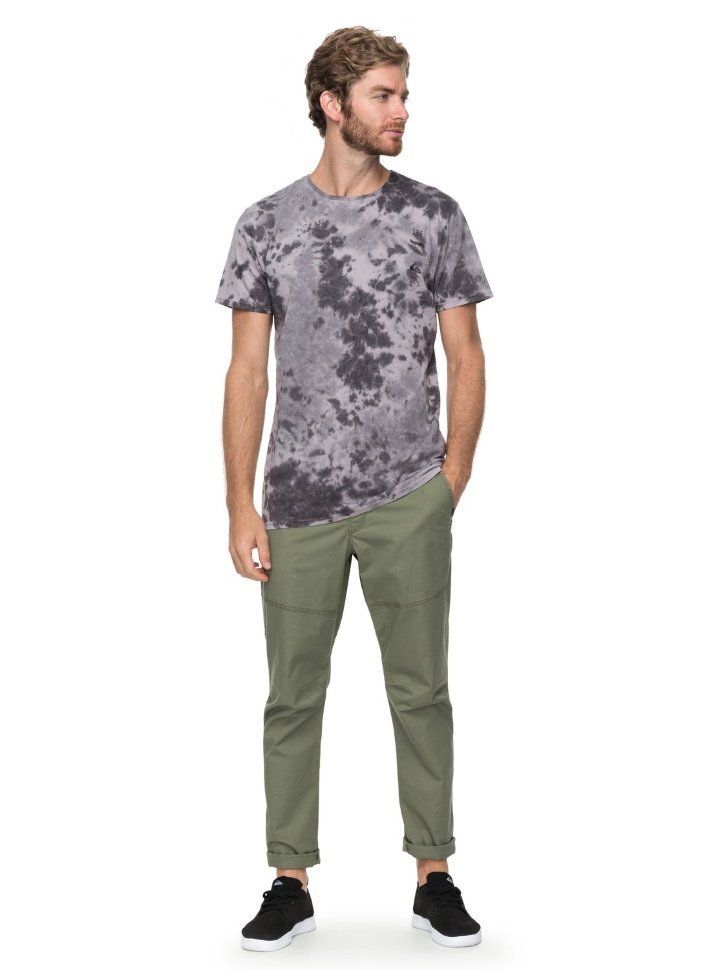 Футболка мужская QUIKSILVER Gibusmoon M Iron Gate Tie And Dye фото 2