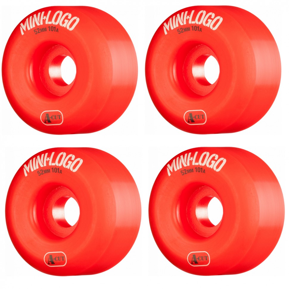 Колеса для cкейтборда MINI LOGO Mini Logo A-Cut Red 52мм 101A 2020